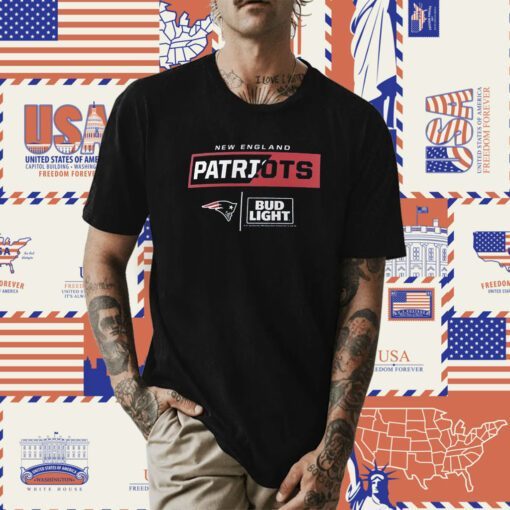 New England Patriots Nfl X Bud Light T-Shirt
