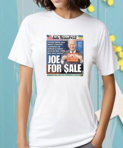 New York Post Joe Biden For Sale Tee Shirt