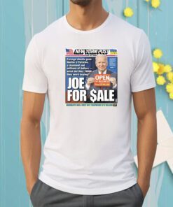 New York Post Joe Biden For Sale Tee Shirt