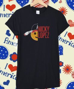 Nicky Lopez Salute Atlanta Baseball T-Shirt