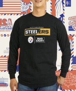 Pittsburgh Steelers Fanatics Branded NFL X Bud Light T-Shirt