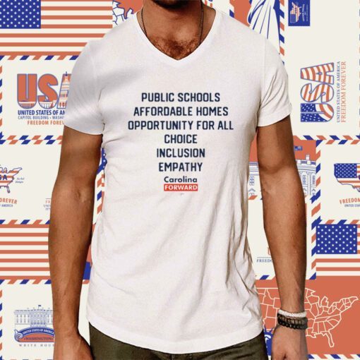 Public Schools Affordable Homes Opportunity For All Choice Inclusion Empathy T-Shirt