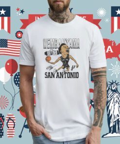 San Antonio Spurs Victor Wembanyama Signature T-Shirt