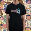 Schizophrenic And Strapped Colorful Logo T-Shirt
