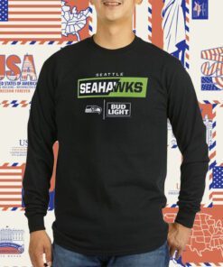 Seattle Seahawks Fanatics Branded NFL Bud Light Shirt