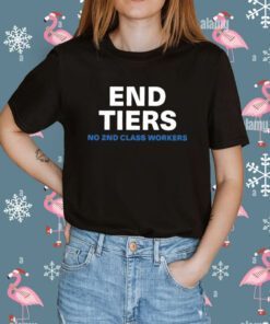 Shawn Fain Wearing End Tiers No 2Nd Class Workers Shirt