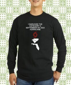 Survived The Category 6 September 6Th 2023 Hurricane North And South Carolina Florida T-Shirt