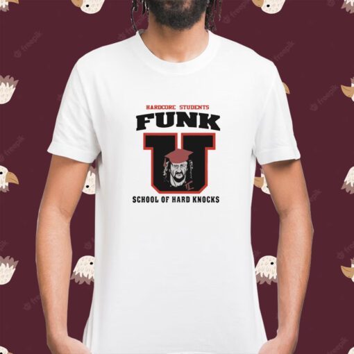 Terry Funk Hardcore Students School Of Hard Knocks Tee Shirt