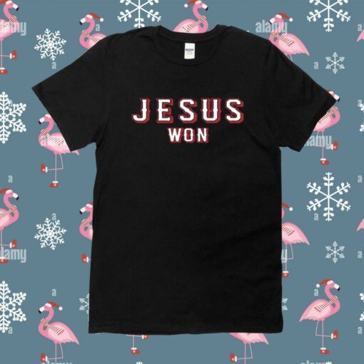 Tony Beasley Jesus Won Shirt