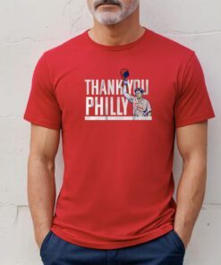 Trea Turner Thank You Philly Shirt