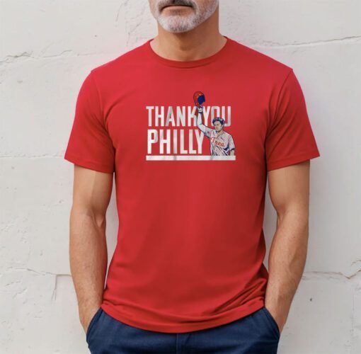 Trea Turner Thank You Philly Shirt