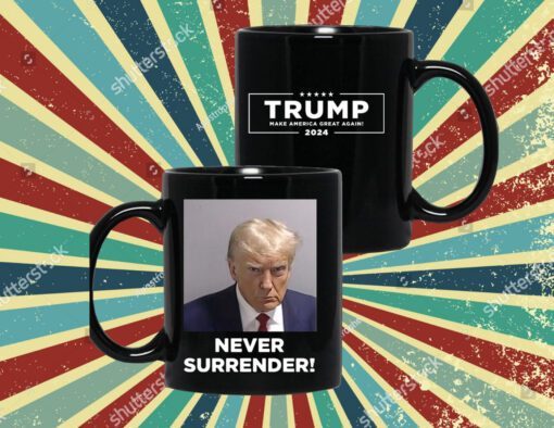 Trump 2024 Never Surrender Mug Color Changing