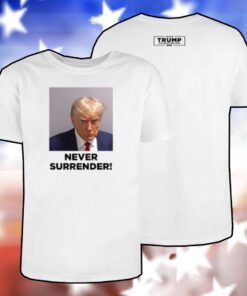 Trump 2024 Never Surrender Unisex Triblend Shirt