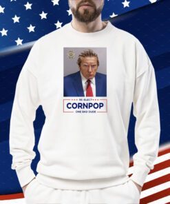Trump Mugshot Re-Elect Cornpop One Bad Dude Cap Hat