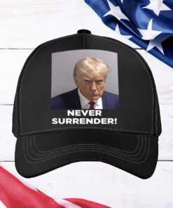 Trump Never Surrender Black Cap