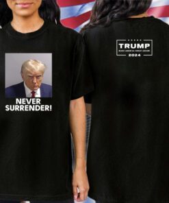 Trump Never Surrender 2024 V-Neck Shirt