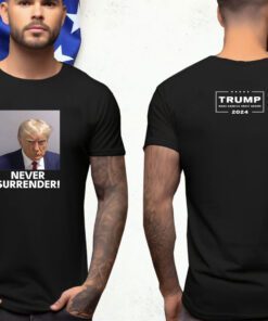 Trump Never Surrender Tank Top Shirt