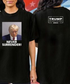 Trump Never Surrender Unisex Raglan Shirt