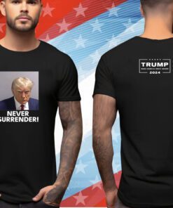 Trump Never Surrender Unisex Raglan Shirt