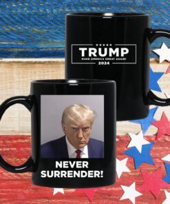 Trump Never Surrender White Long Sleeve Shirt