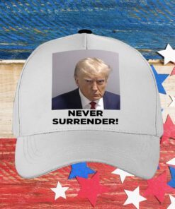 Trump Never Surrender White Long Sleeve Shirt