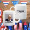 2024 Trump Never Surrender White Mug