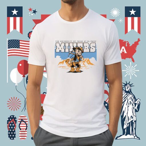 Utep Miners Vintage Illustration Shirt