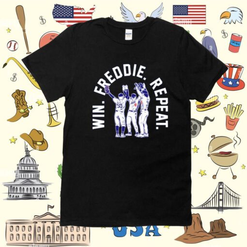 Win Freddie Repeat LA T-Shirt