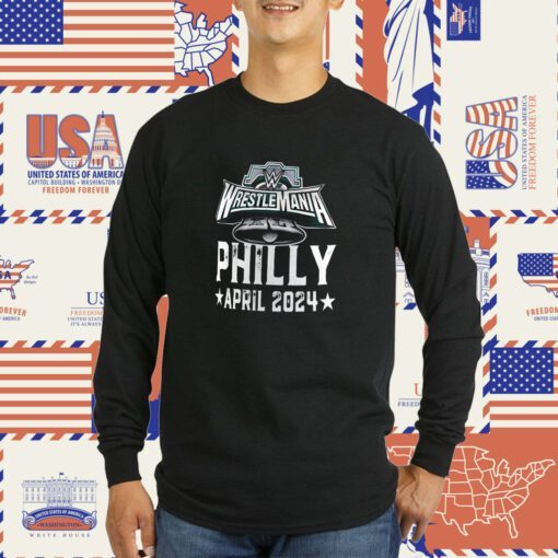 Wrestlemania 40 Philly T-Shirt