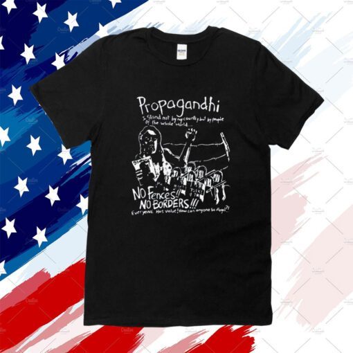 Propagandhi No Borders No Fences 2023 Shirt