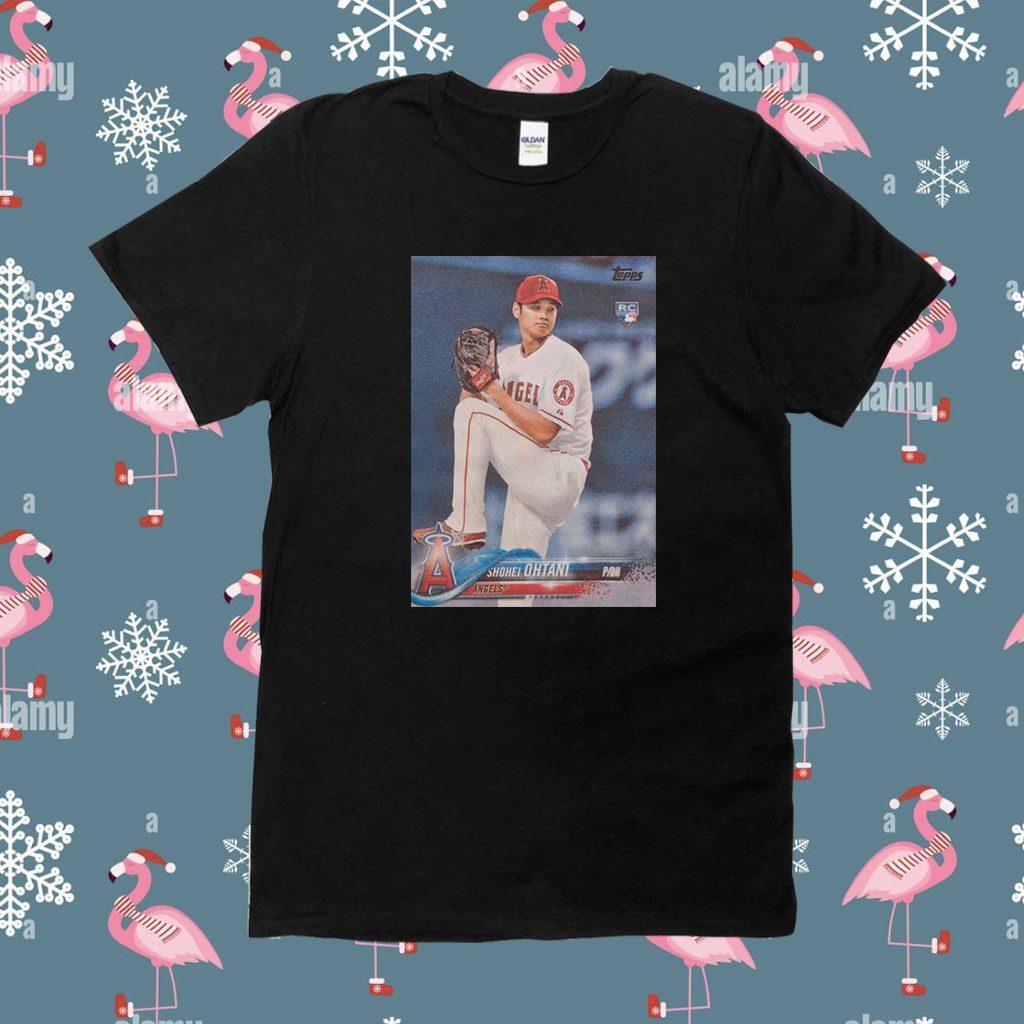 Topps Baseball Shohei Ohtani Angels Shirt - ReviewsTees
