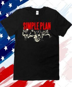 Simpleplan Live Skeleton 2023 Shirt