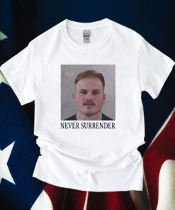 Never Surrender Zach Bryan Mugshot Shirt