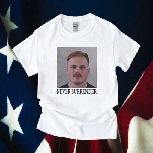 Never Surrender Zach Bryan Mugshot Shirt