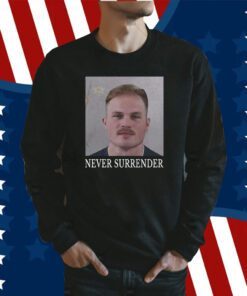 Zach Bryan Never Surrender Shirt