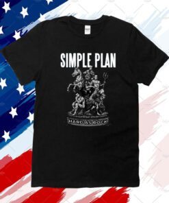 Simple Plan Hard As Rock New Official Shirt