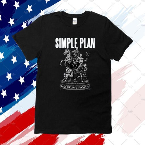 Simple Plan Hard As Rock New Official Shirt