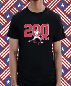 Adam Wainwright 200 Wins St Louis Shirt