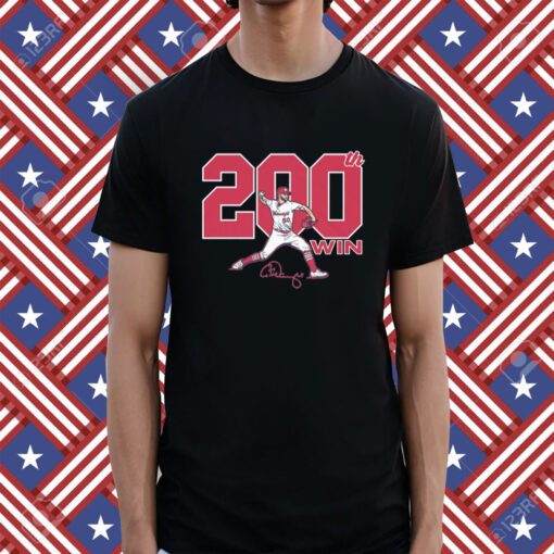 Adam Wainwright 200 Wins St Louis Shirt