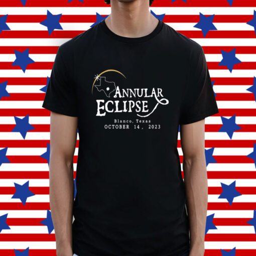 Annular Eclipse Blanco Texas October 14 2023 T-Shirt