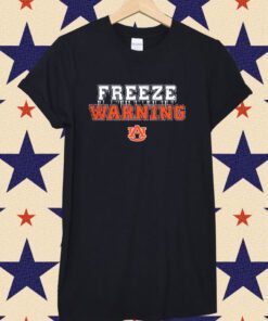 Auburn Football Freeze Warning Shirt