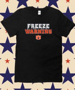 Auburn Football Freeze Warning Shirt