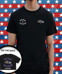 Official Baltimore Ravens Born X Raised Shirt