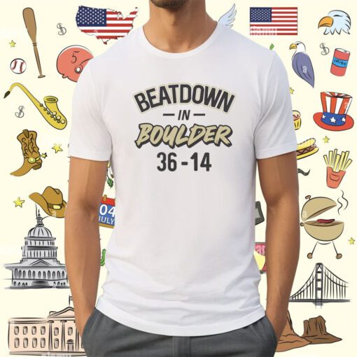 Beatdown In Boulder Colorado College Shirt