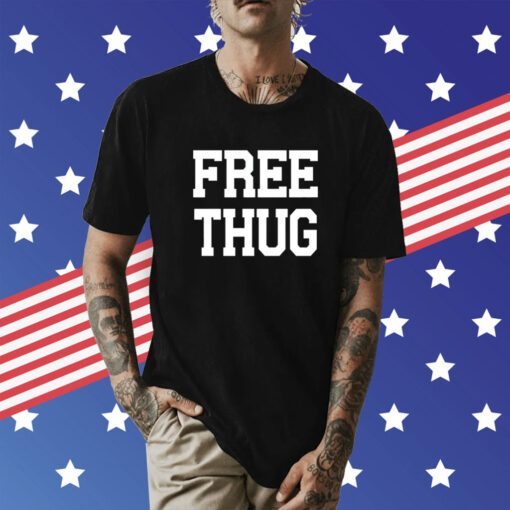 Boomin Young Thug Wearing Free Thug Shirt