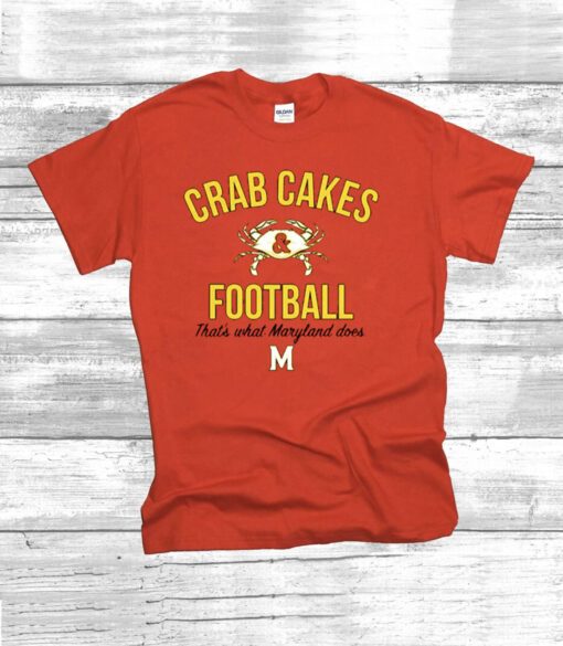 Crab Cakes Football T-Shirt