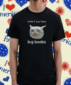 Cringeytees Smile If You Have Big Boobs T-Shirt