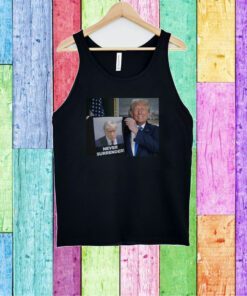 Donald Trump Shows Off Trump Mugshot Never Surrender Poster