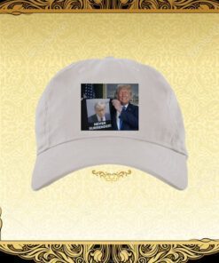Donald Trump Shows Off Trump Mugshot Never Surrender Sticker