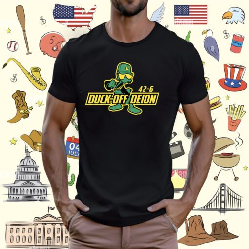 Duck-Off Deion Oregon College Shirt